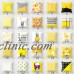 Polyester Yellow pillow case cover sofa car waist throw cushion cover Home Decor   132325560182